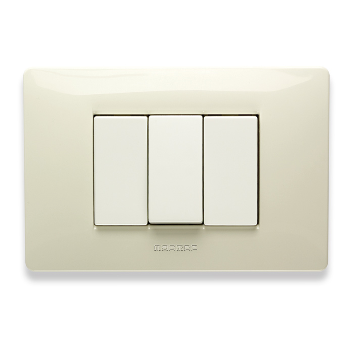 MIX PLACCA 3 POSTI BIANCO SAFARI