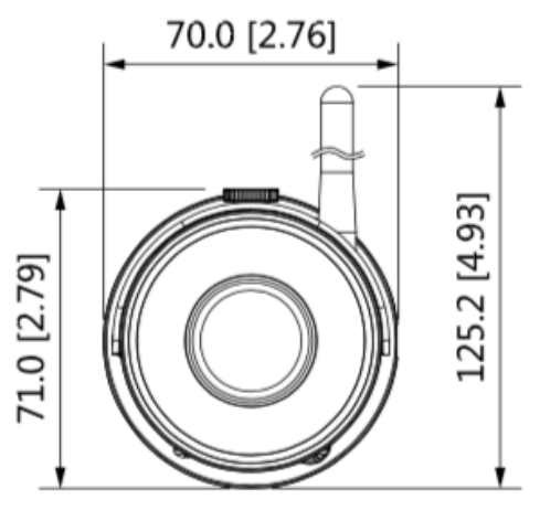 TELECAMERA BULLET IP WI-FI 2K 2.8MM