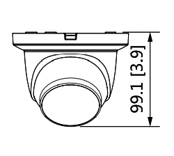 TELECAMERA DOME HDCVI 5MP CMOS1/2.7