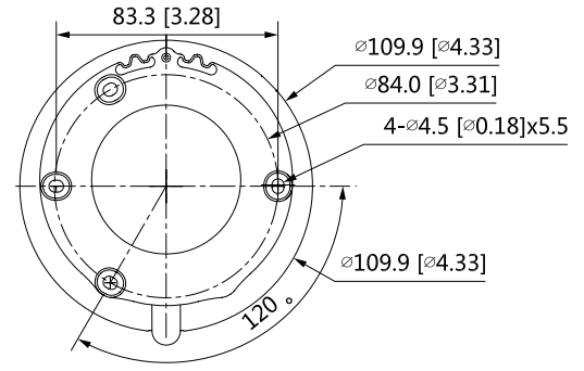 TELECAMERA DOME HDCVI 5MP CMOS1/2.7