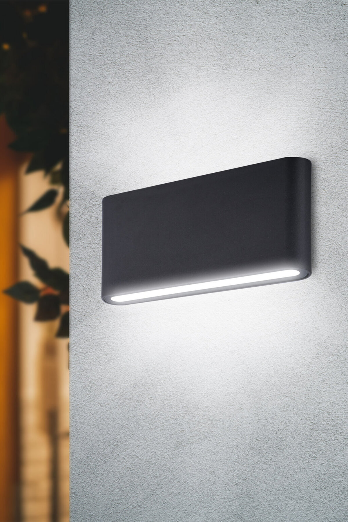 Applique LED IP54 Rettangolare 2x5W CCT Switch Bianco