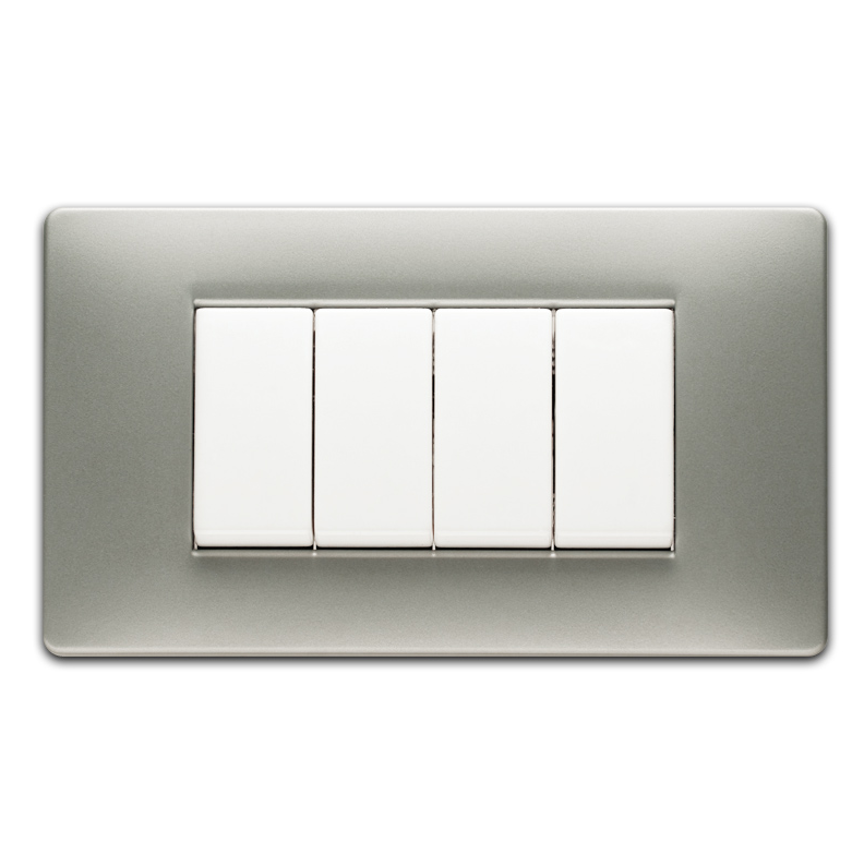 MIX PLACCA 4 POSTI GREY MOON