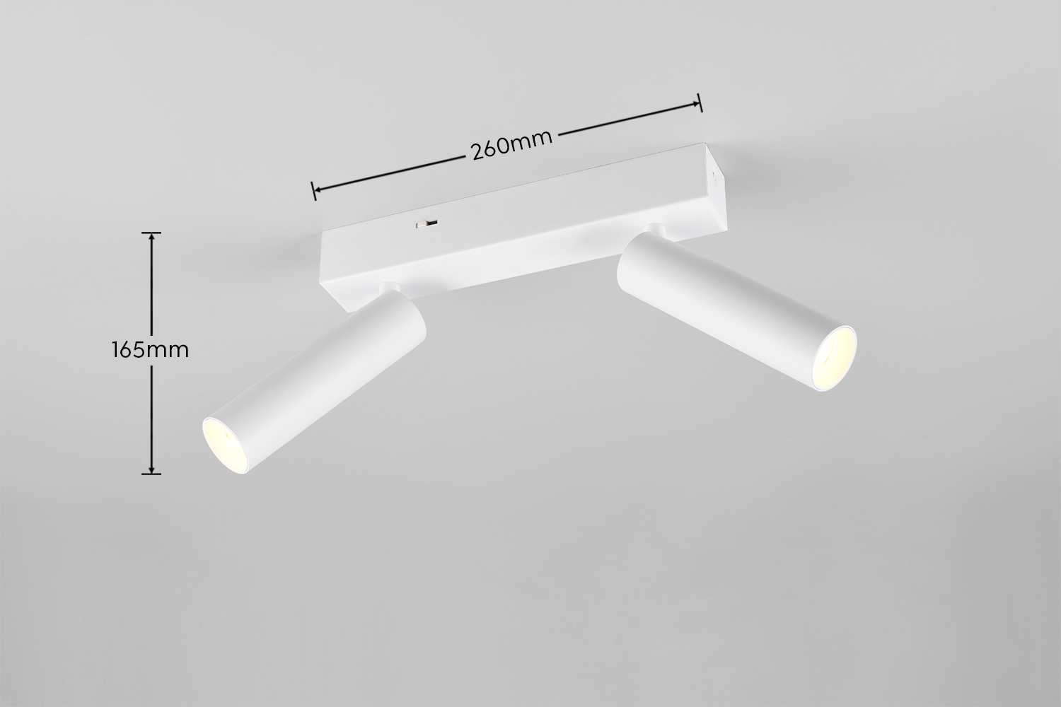 AMBALA incl. 2x SMD, 5,5W · 2x 500lm, 2300+3000+4000K BIANCO