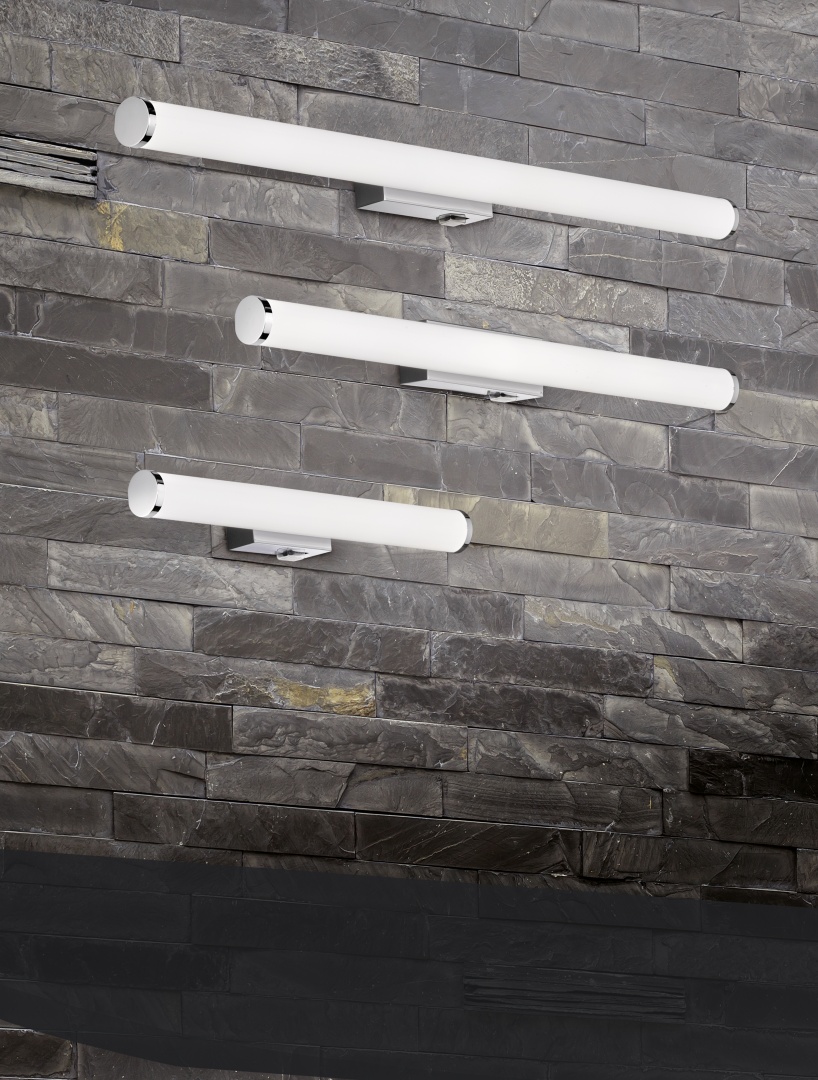 MATTIMO H2O APPLIQUE LED CROMO IP44 CON INTERRUTTORE L. 40,4CM