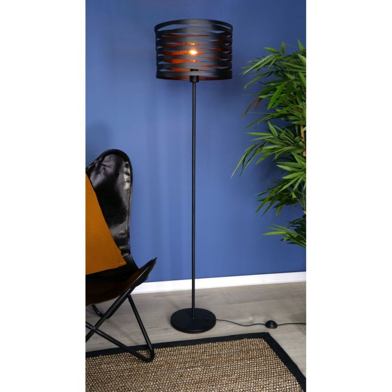 CREMELLA - Piantana - E27 1X40W - Struttura in acciaio / finitura nero;
Ø370 H1510