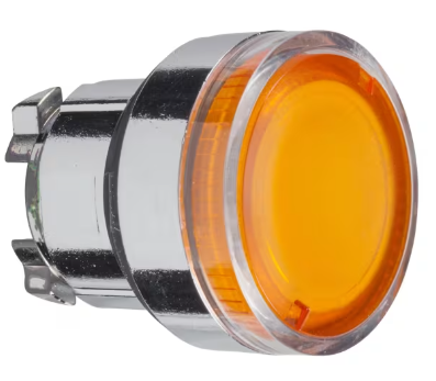 TESTA PULSANTE LUMINOSO GIALLO