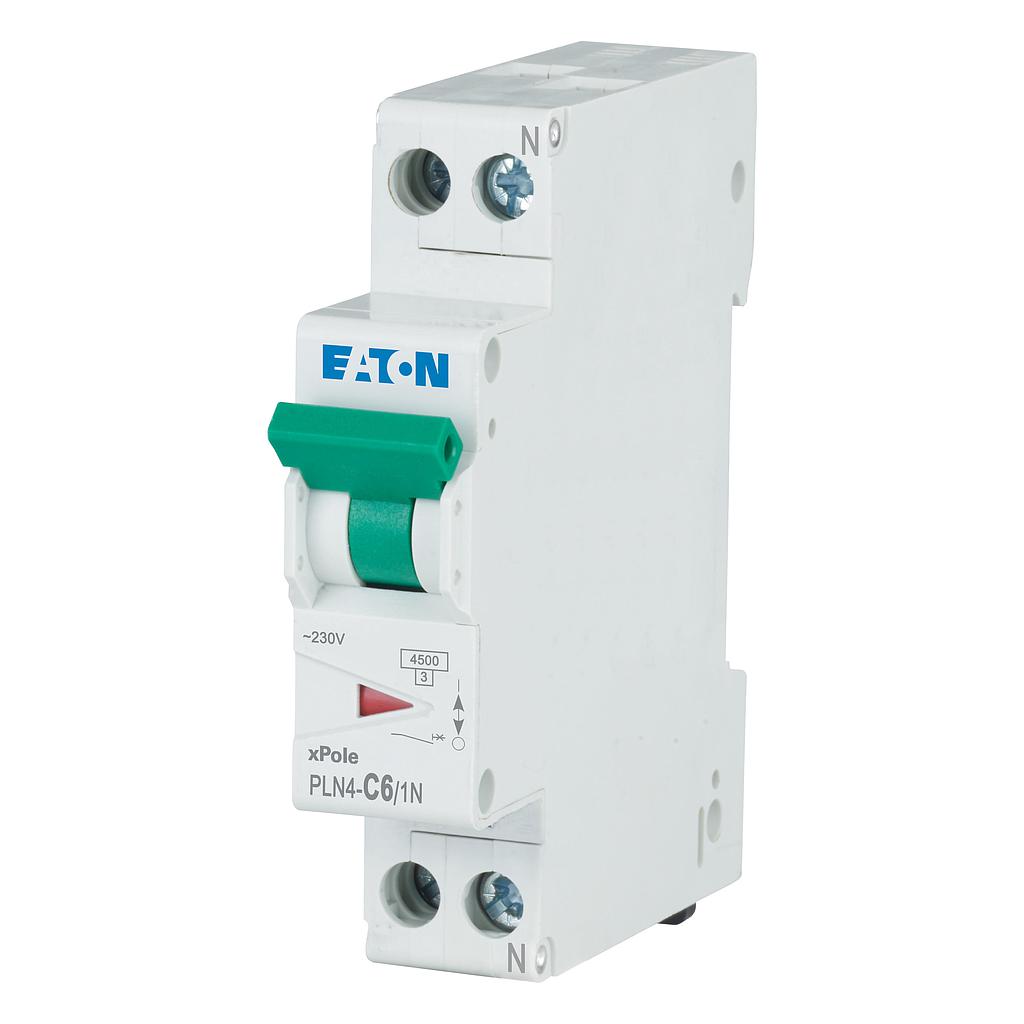 PLN4-C6/1N INT. MT 4,5KA 1N 1MOD. 6