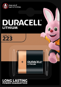 DL223 DURACELL DL 223  ULTRA (CRP2P