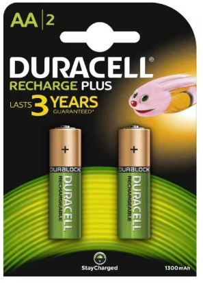 DR62 DURACELL RECHARGEABLE HR6 1300