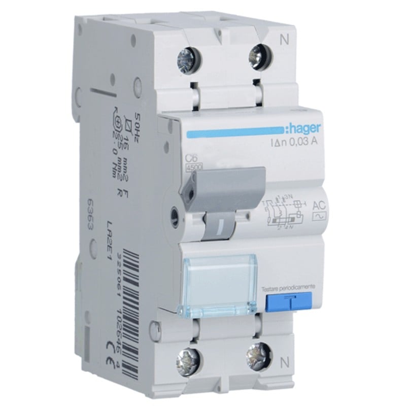 DIFF MAGN 1PN 30MA AC 10A 4.5KA C 2