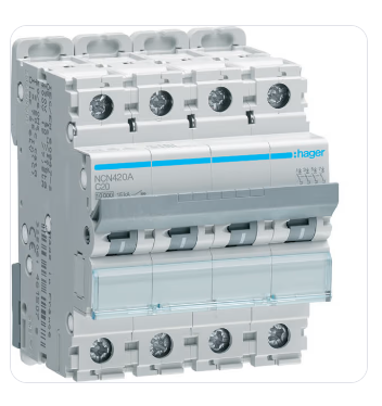 INTERR. AUTOM. 4P 20A 10 KA C 4M