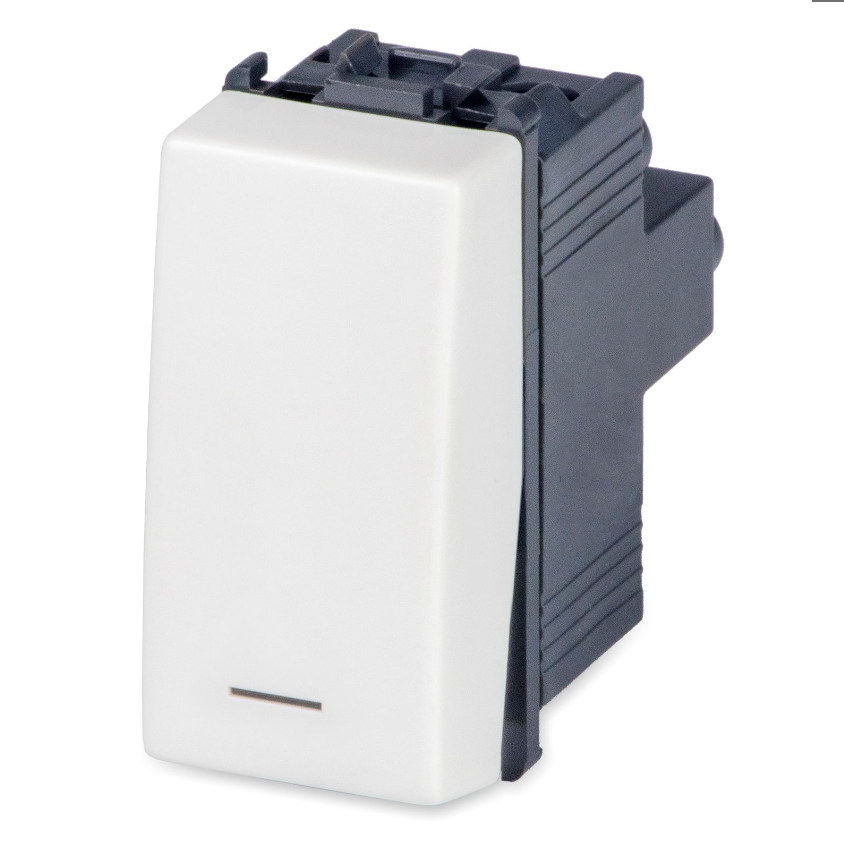 MIX PULSANTE 16A NO ILLUMINABILE