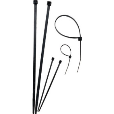 FASCETTA NERA 300X4.8 MM IN NYLON 6