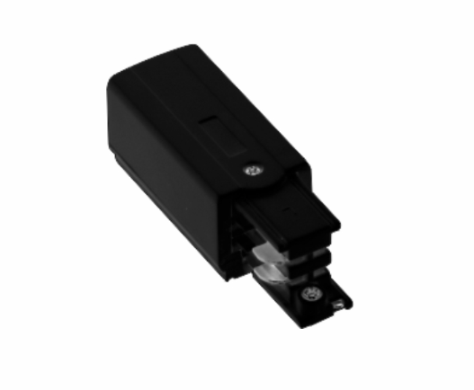 ACCESORIO CARRIL NEGRO CONECTOR ALIMENTACIÓN IZQUIERDA