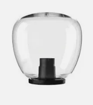 ACRILUX ANFORA TRASPARENTE D250 CON BASE