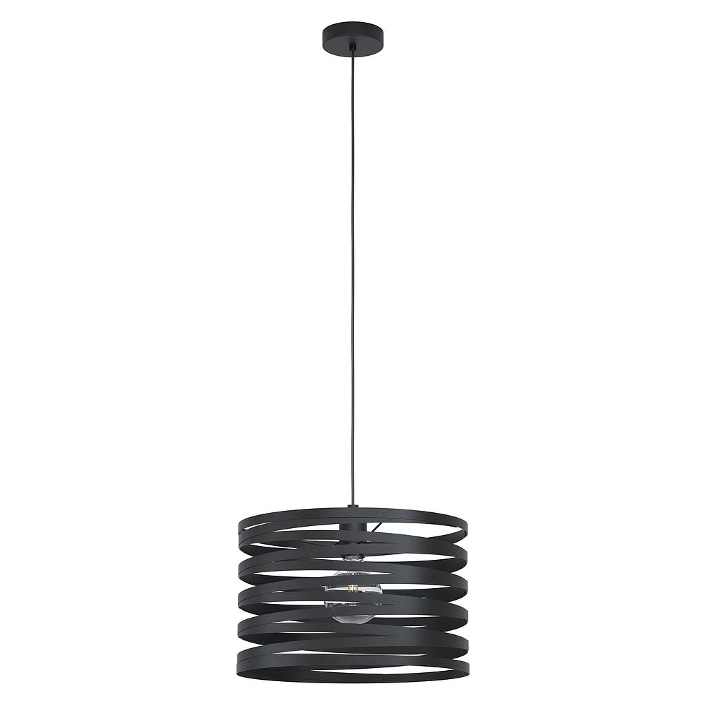 CREMELLA - Sospensione - E27 1X40W - Struttura in acciaio / finitura nero;
Ø370 H1100