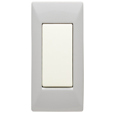 MIX Placca 1 Posti BIANCO ASPEN         