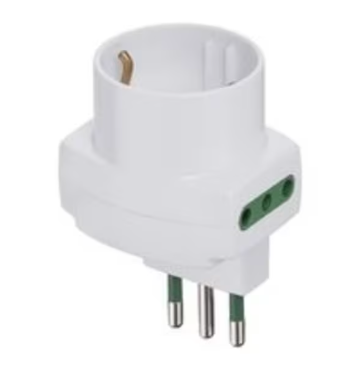 Adattatore sfals.vert.S11+2P11+P30bianco