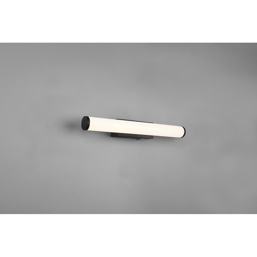 MATTIMO H2O APPLIQUE LED NERO IP44 CON INTERRUTTORE L. 60,4CM