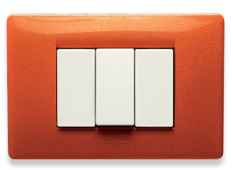 PLACCA 3 POSTI ARANCIO TIBET