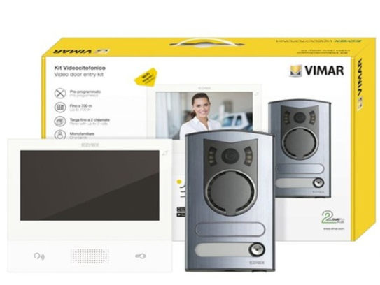 KIT VIDEOCITOFONICO MONOTAB 7S B.+13F2.1