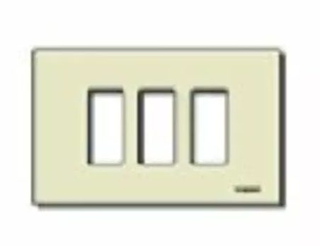 Placca 3M resina scatto avorio