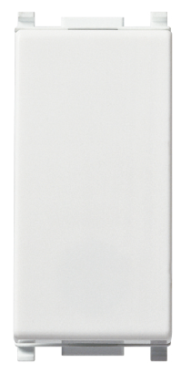 Interruttore 1P 10AX bianco