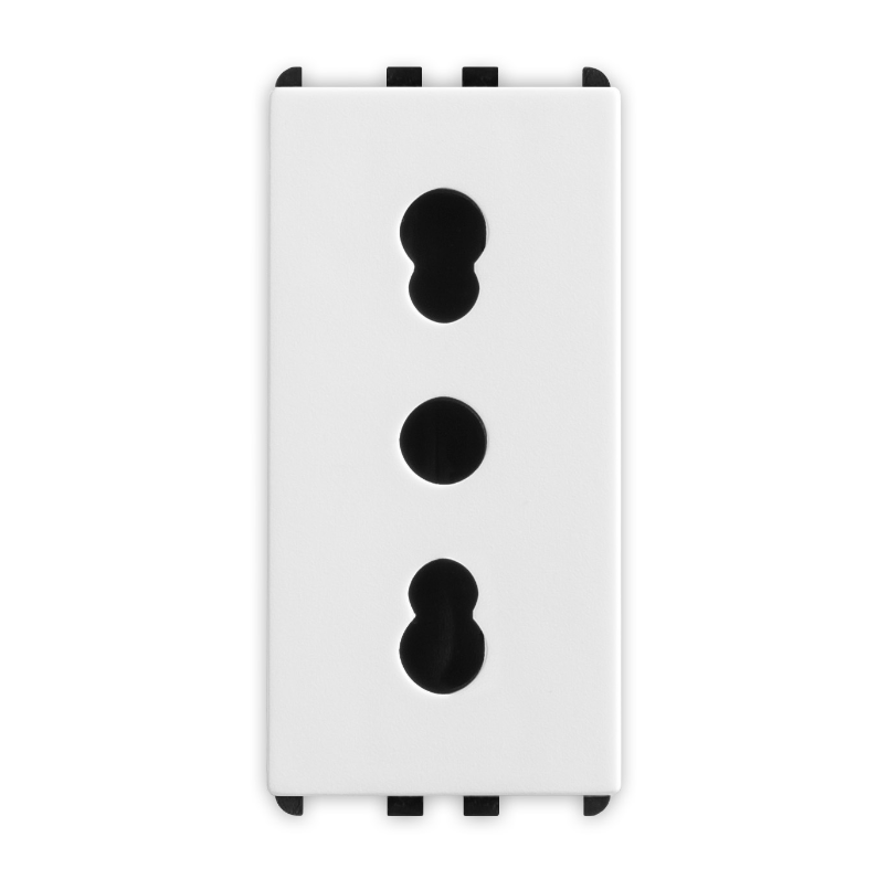 PIXIA Presa 2P+T 16A P17/11  White 