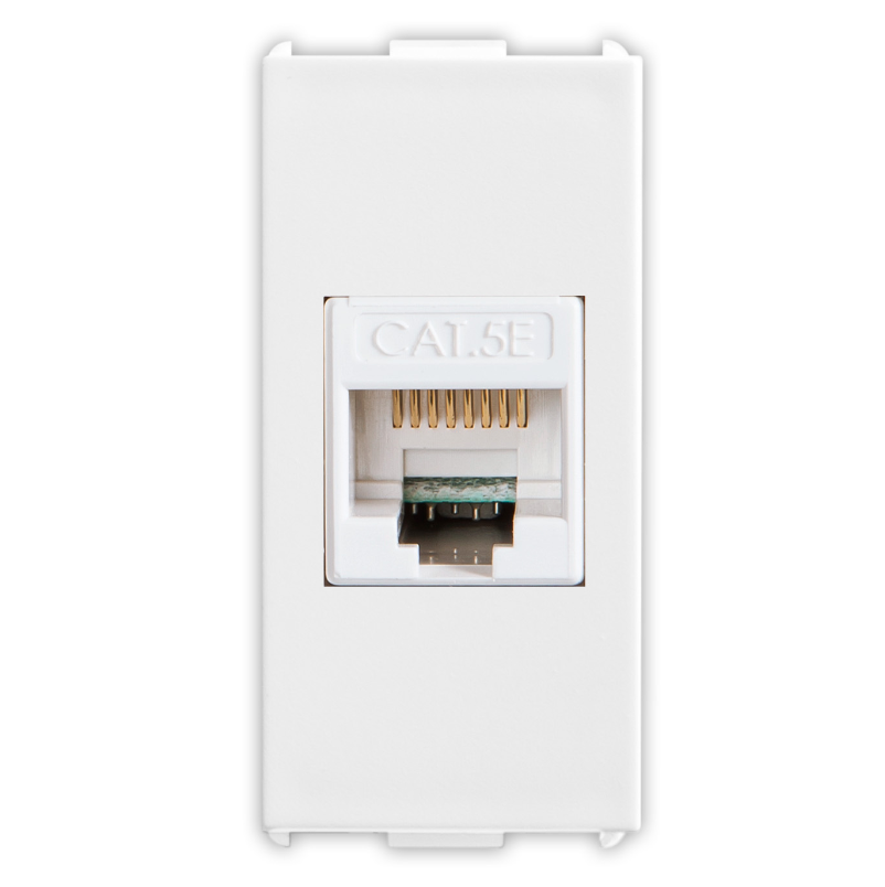 PIXIA Presa RJ45 Cat.5e non scher. White