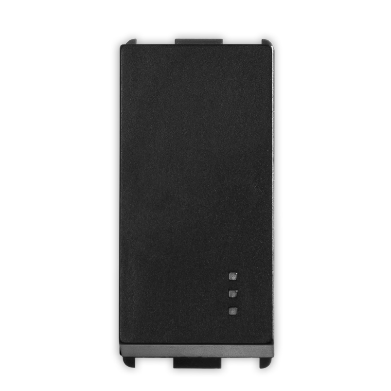 PIXIA Pulsante 1P 10A Black