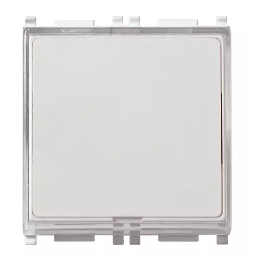 Pulsante targhetta 1P NO 10A 250V bianco