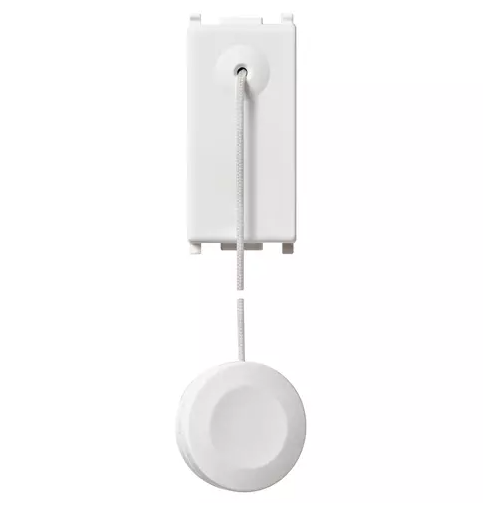 Pulsante 1P NO 10A tirante bianco