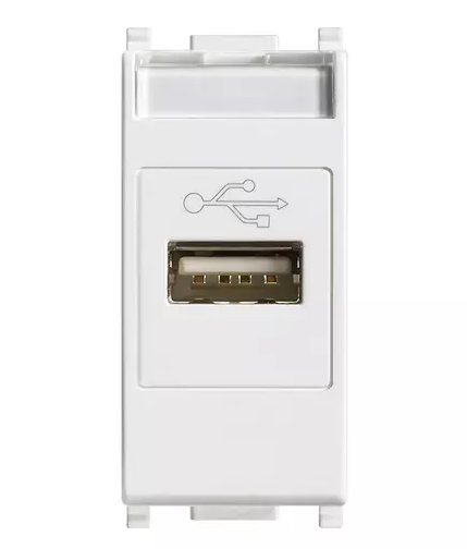 Presa USB bianco
