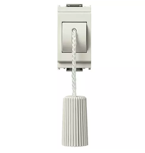 Pulsante 1P NO 10A tirante bianco