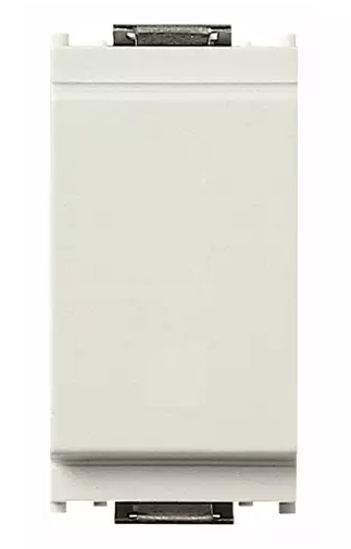 Copriforo fronte liscio bianco