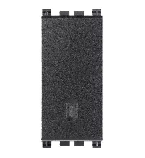Pulsante 1P NO 10A grigio
