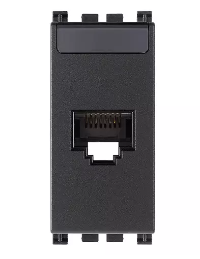 Presa RJ45 Netsafe Cat6 FTP grigio