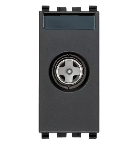 Presa TV-RD-SAT diretta grigio