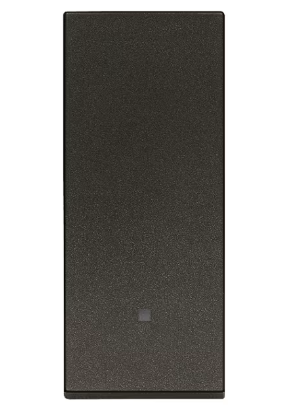 Deviatore 1P 10AX allineato nero