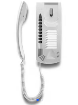 Citofono Petrarca da parete bianco