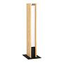 ANCHORENA-Z - Lampada da tavolo - LED 16W 2700-6500K 1800Lm inclusa - Struttura in legno, acciaio / finitura marrone, nero; Diffusore in plastica / finitura bianco;
L75 x 55 H465